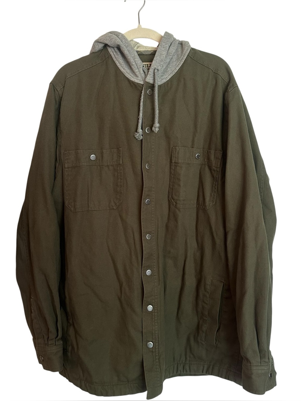 Duluth Trading Company Canvas Jacket with Hood Large Tall